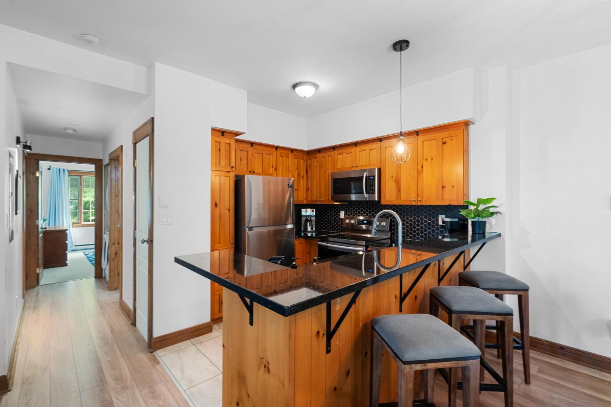Les Falaises Tremblant - Ski Inout Condo W2Bdrs มงต์-ทร็องบล็องต์ ภายนอก รูปภาพ
