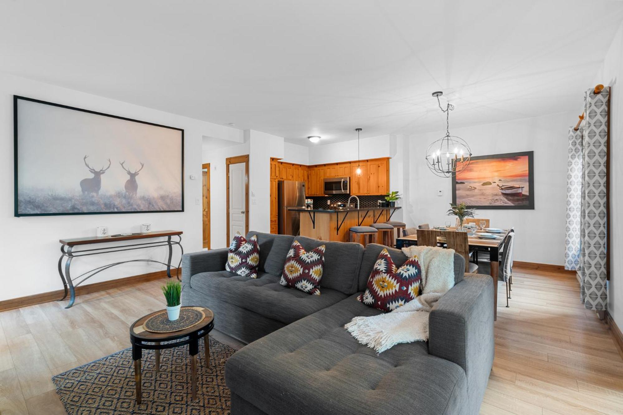 Les Falaises Tremblant - Ski Inout Condo W2Bdrs มงต์-ทร็องบล็องต์ ภายนอก รูปภาพ