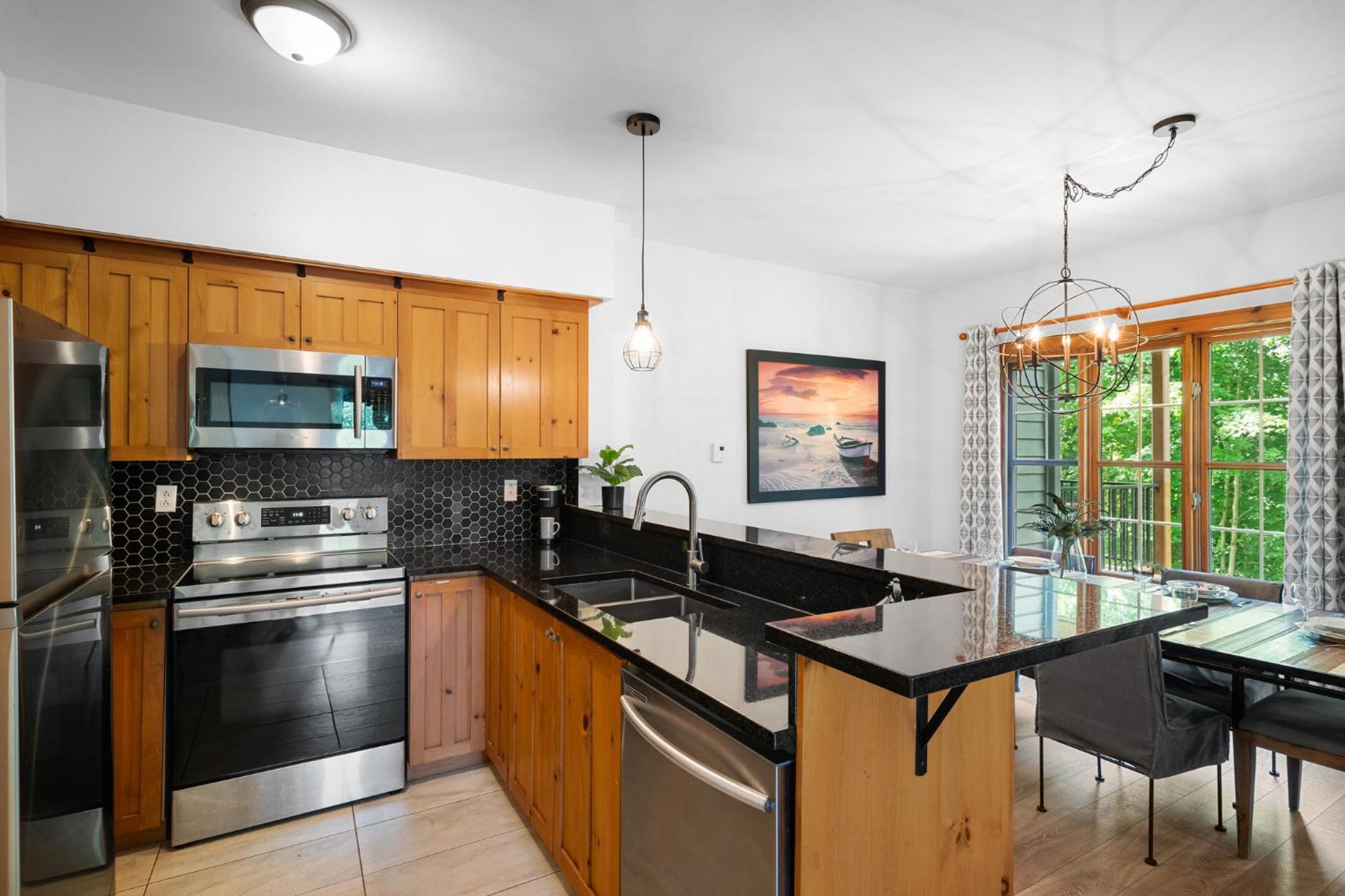 Les Falaises Tremblant - Ski Inout Condo W2Bdrs มงต์-ทร็องบล็องต์ ภายนอก รูปภาพ